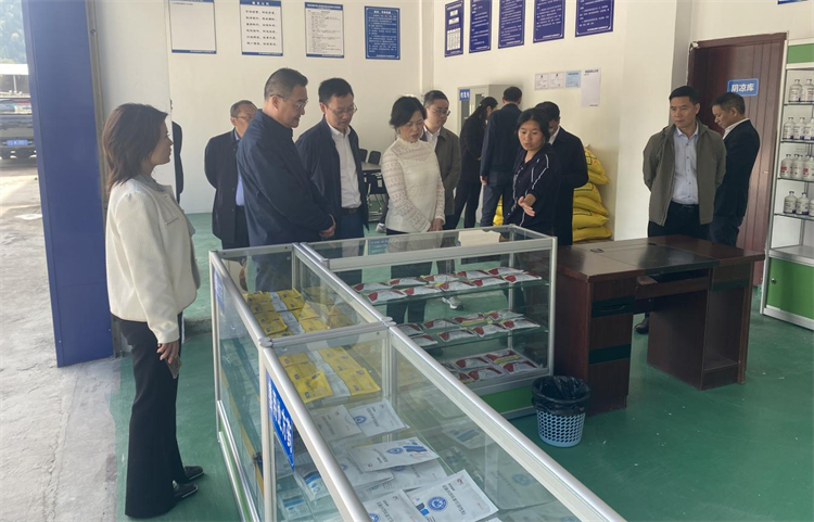 四川省供銷社黨組成員、理事會(huì)副主任、一級(jí)巡視員楊武秀帶隊(duì)到萬源調(diào)研集團(tuán)舊院黑雞產(chǎn)業(yè)發(fā)展工作